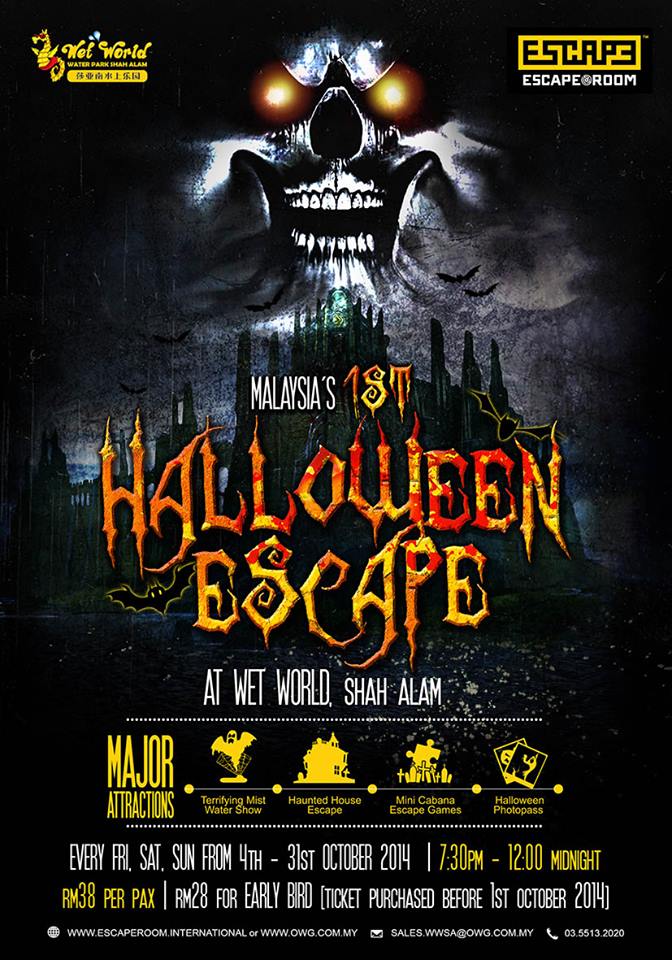 Escape Room Halloween Escape Wet World Shah Alam 2
