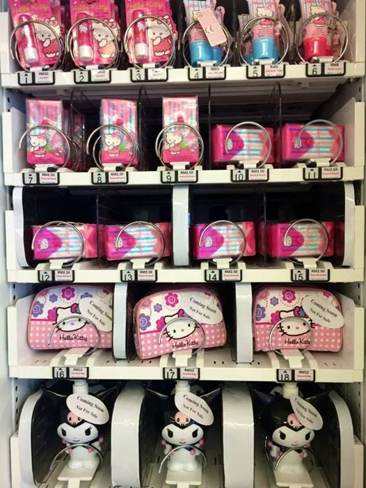 Hello Kitty Vending Machine Malaysia