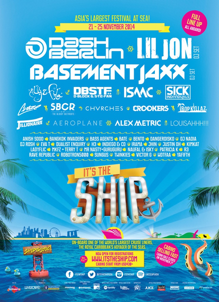 It's The Ship Full Lineup
