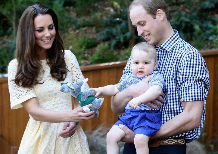 Kate Middleton Prince William Prince George