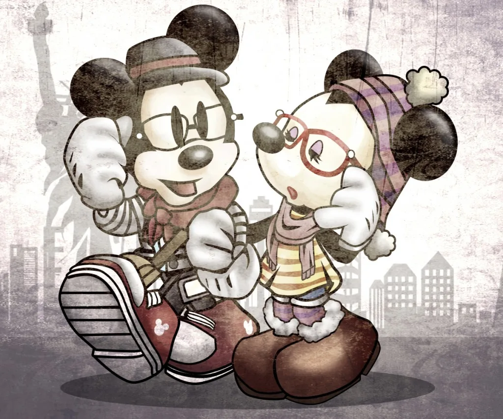 Mickey & Minnie Hipster