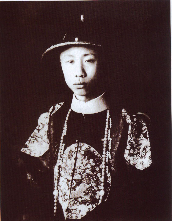 Puyi, The Last Emperor, in 1922 (Source: wikimedia)
