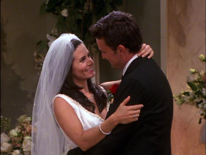 TV Couple Monica and Chandler