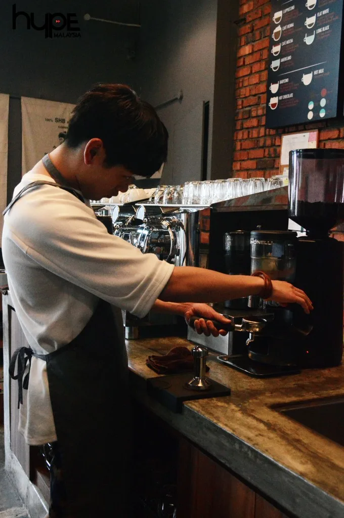 Eric Nam as barista
