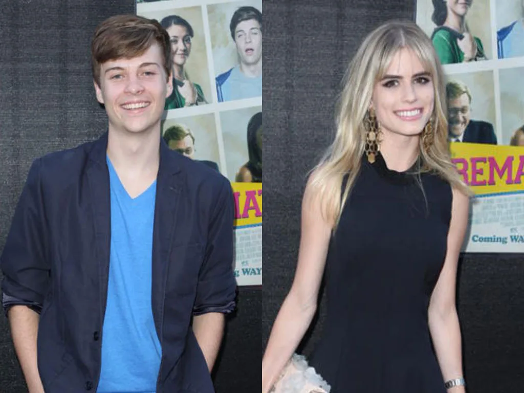 John Karna and Carlson Young