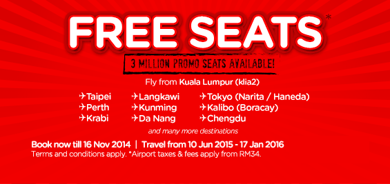 AirAsia 3 Million Promo Seats