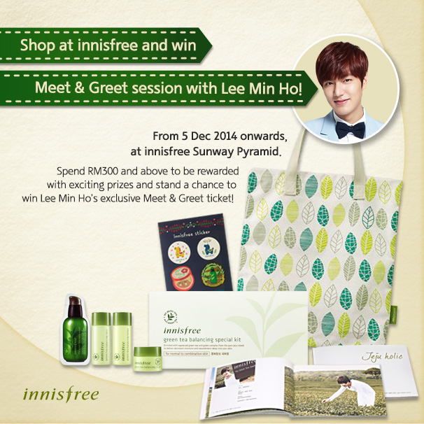 Innisfree Malaysia Meet & Greet Session with Lee Min-ho