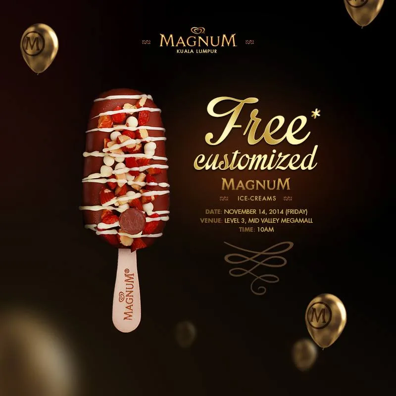 Magnum Free Customised Ice Cream