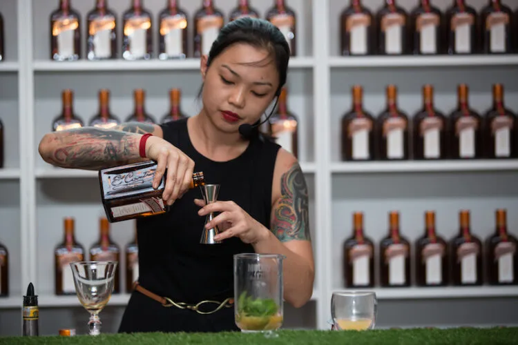 Champion Angel An Ji In competition