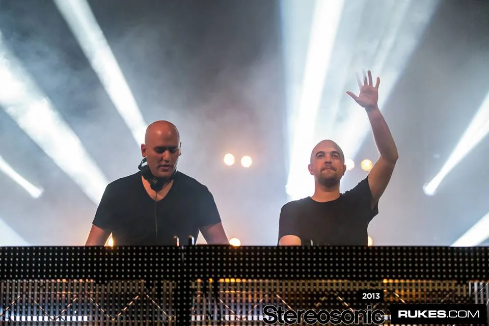 Fadi (of Aly & Fila) with John O'Callaghan at Stereosonic 2013 (Source: rukes)