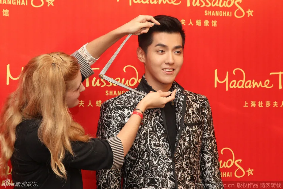 Wu Yi Fan Wax Sculpture