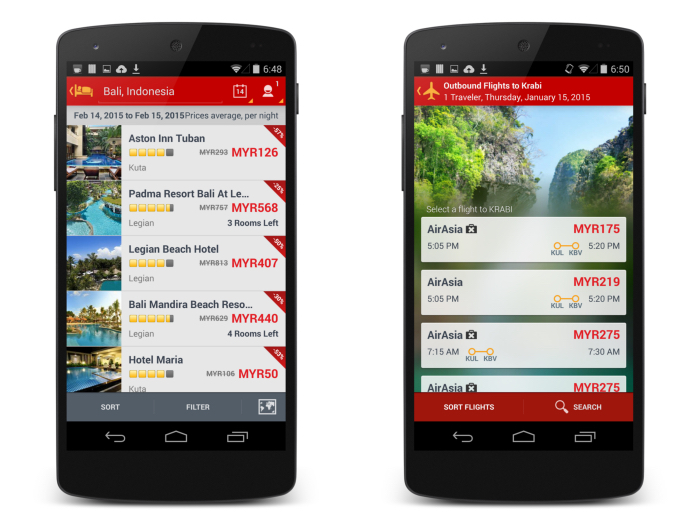 AirAsia Go Mobile App Flight Hotel
