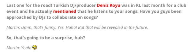 CHVRCHES Martin Interview