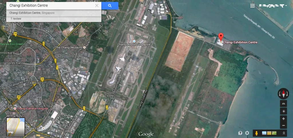 Changi Exhibition Centre Map