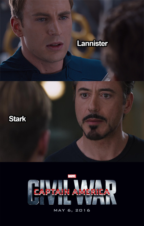 Civil War Meme - Game of Thrones