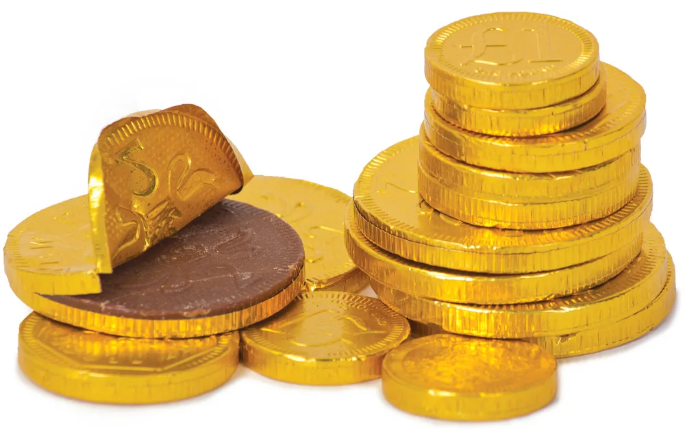 Gold Coin Chocolates