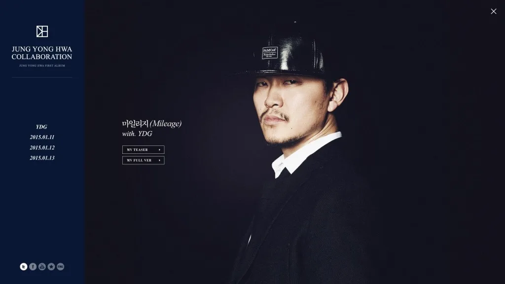 Jung Yong Hwa 1st Collaboration Artist - Yang Dong Keun