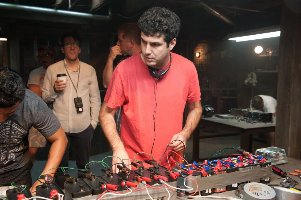 Director Dean Israelite on the set of PROJECT ALMANAC, from Insurge Pictures, in association with Michael Bay.