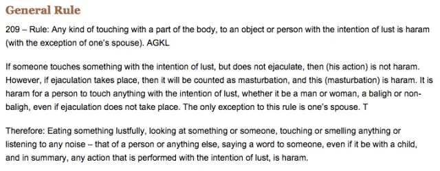 Rules of Touching