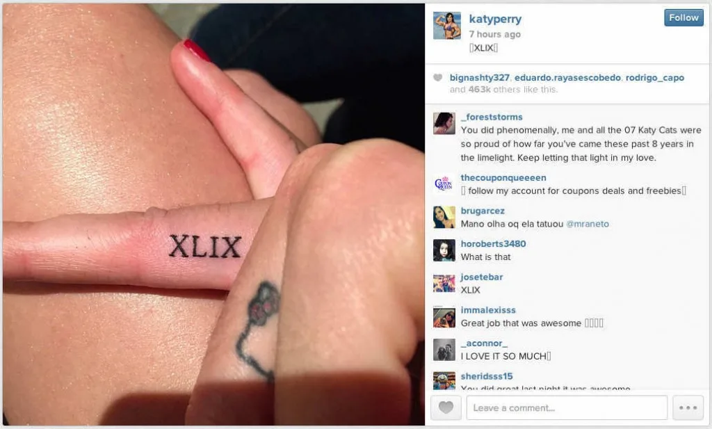 Source: Katy Perry's Instagram