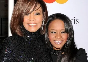 Bobbi Kristina Brown with the late Whitney Houston (Source: ABC News)