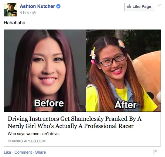 Ashton Kutcher - Leona Chin