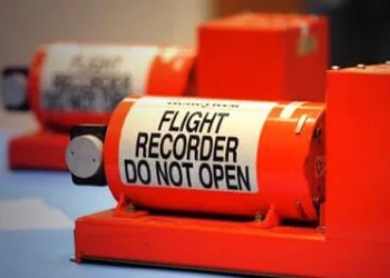 What the Boeing 777 "black boxes" look like, not actual MH370 black boxes