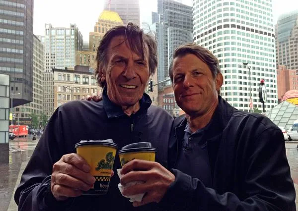 Leonard Nimoy and Adam Nimoy