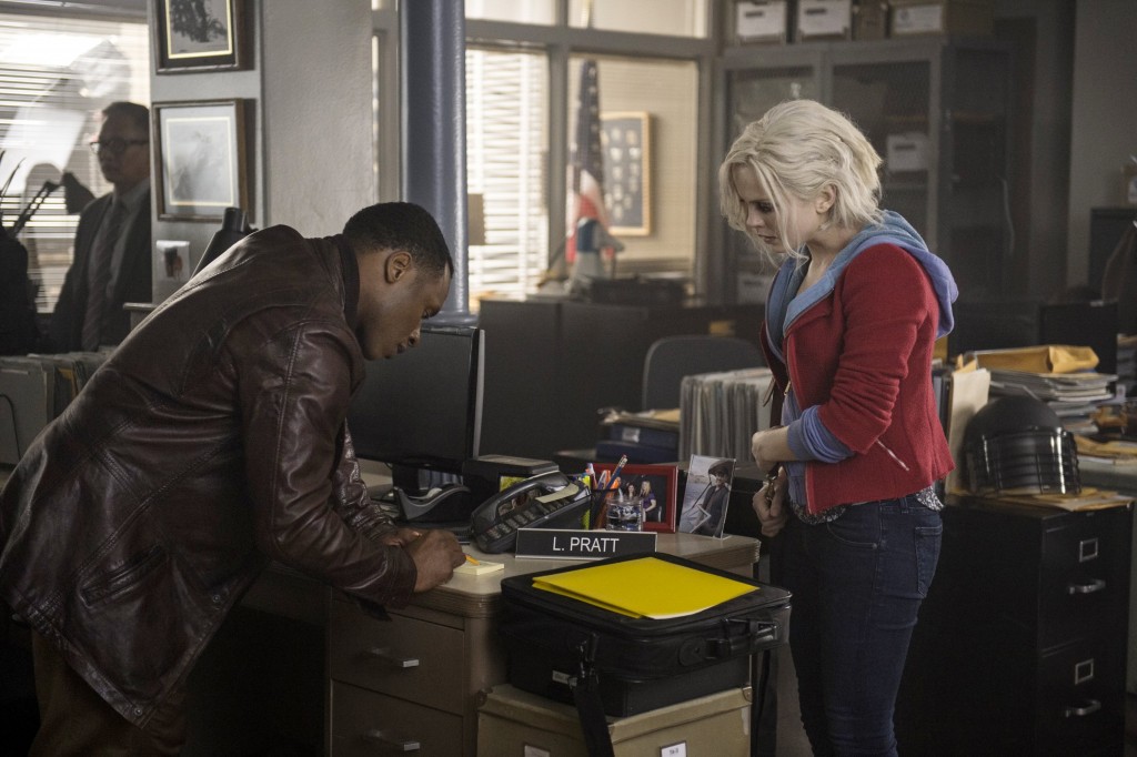 Malcolm Goodwin as Detective Clive Babineaux and Rose McIver as Olivia Moore