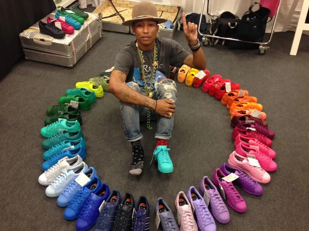 Pharrell Williams Adidas Superstar Supercolor