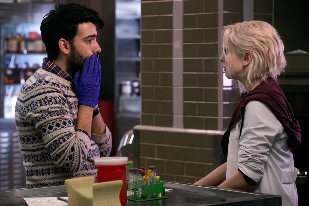Rahul Kohli as Dr. Ravi Chakrabarti and Rose McIver as Olivia Moore
