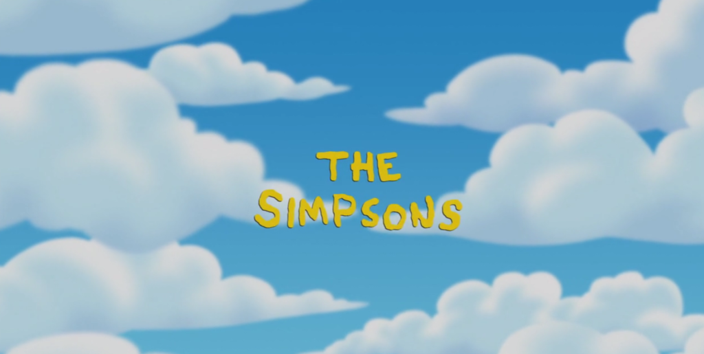 The Simpsons Blue Sky