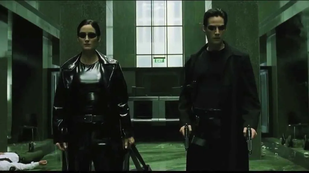 the Matrix Lobby Scene