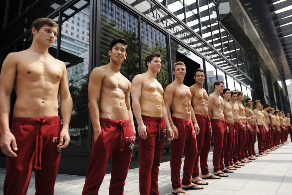 Abercrombie & Fitch store opening in Singapore, 2011 (Source: Getty Images)