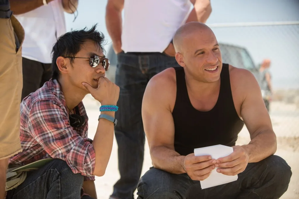 James Wan and Vin Diesel