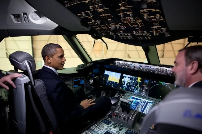 Obama Air Force One Cockpit