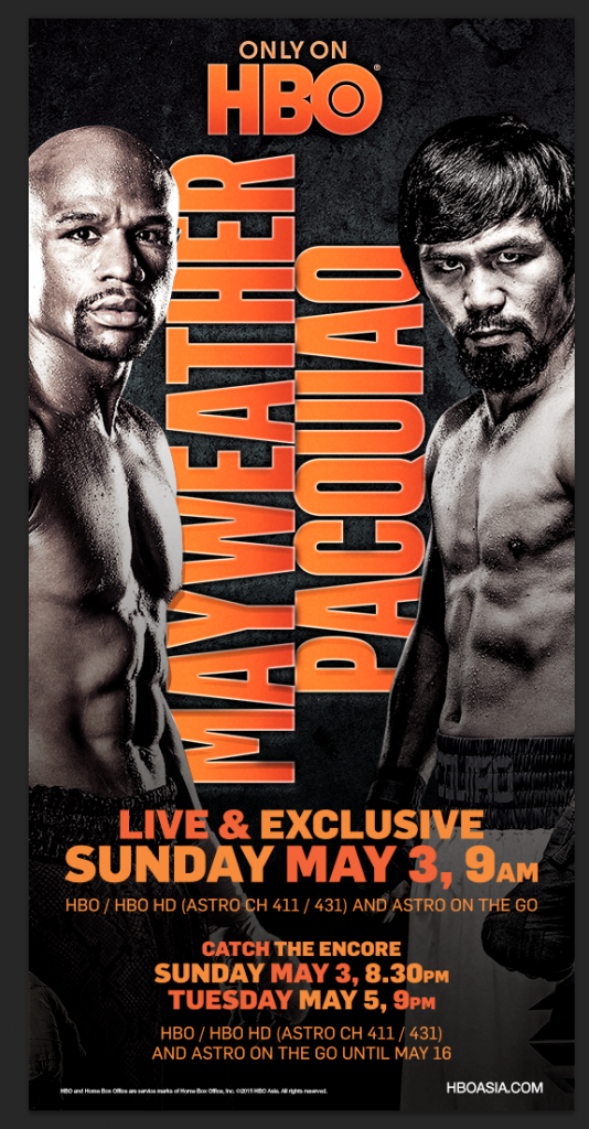 Pacquiao Mayweather Live on HBO