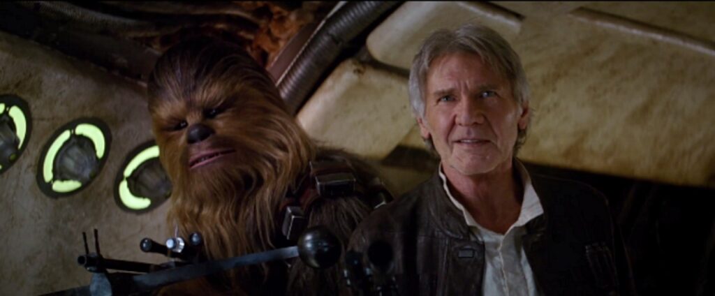 Star Wars The Force Awakens - Han Solo and Chewbacca