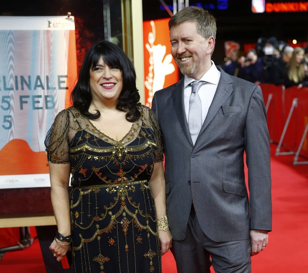 Author E. L. James and her husband Niall Leonard. Source: Newsweek