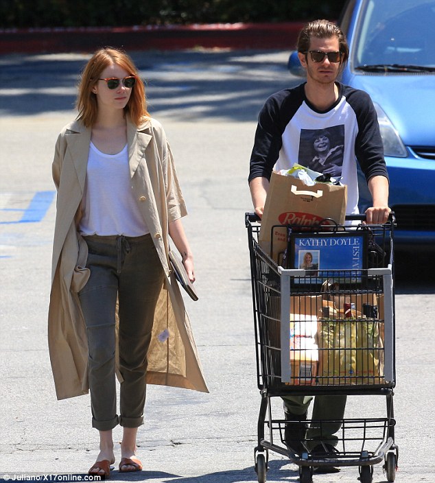 Andrew Garfield and Emma Stone May 2015