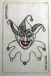 Jerry Robinson's 1940 concept sketch of the Joker (Source: Wikipedia)