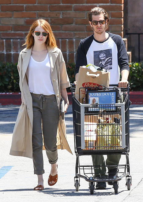 Emma Stone and Andrew Garfield May 2015