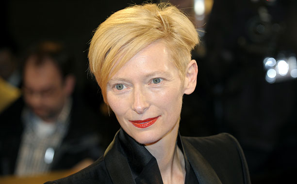 HAMBURG, GERMANY - OCTOBER 02: Tilda Swinton attends honoring ceremony with Douglas Sirk Award at Cinemaxx Dammtor on October 2, 2013 in Hamburg, Germany. (Photo by Christian Augustin/Getty Images)
