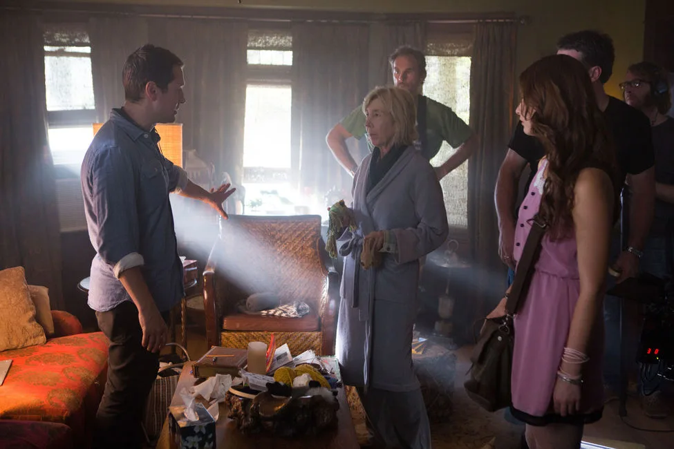 Insidious Chapter 3 Lin Shaye and Stefanie Scott