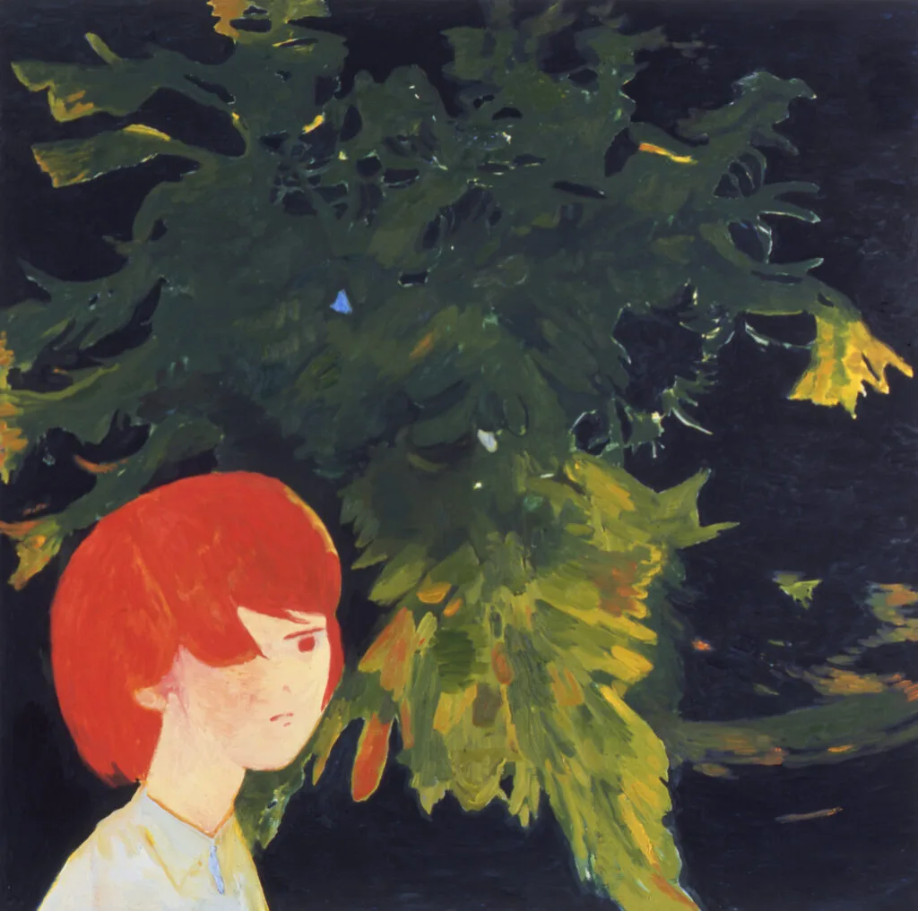 Japan Foundation 'might fly at night' by Makiko Kudo (2007). Oil on canvas. 117.0x117.0cm. © Makiko Kudo. Courtesy of Tomio Koyama Gallery.