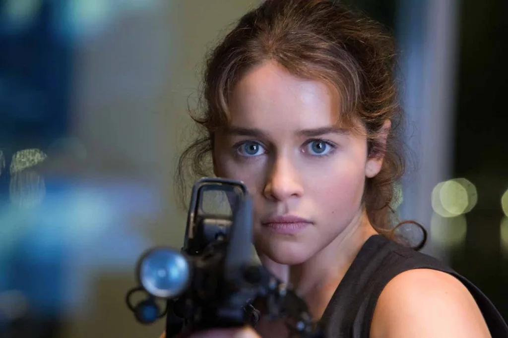 Emilia Clarke plays Sarah Connor in TERMINATOR GENISYS from Paramount Pictures and Skydance Productions.