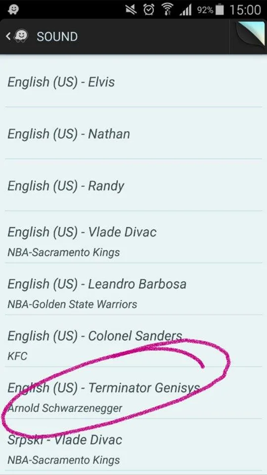 Terminator Genisys Waze