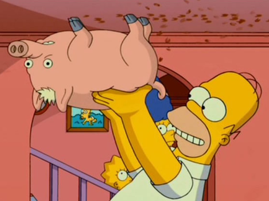 The Simpsons Spider-Pig