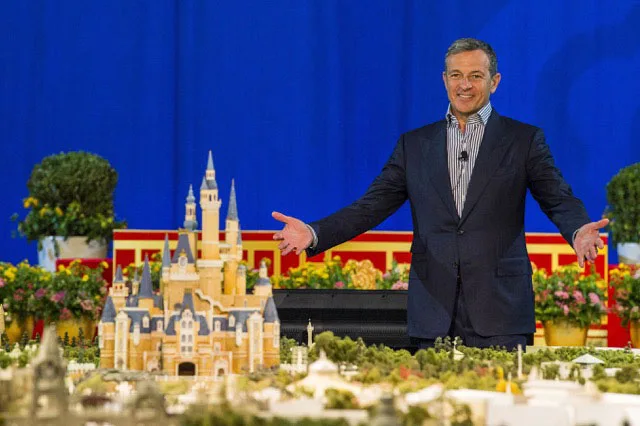 Disney Chairman and CEO Bob Iger unveils Shanghai Disneyland model