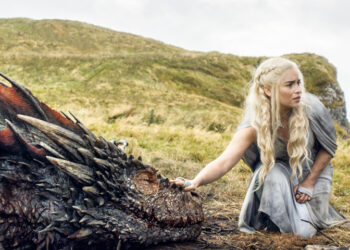 In this image released by HBO, Emilia Clarke appears in a scene from "Game of Thrones. Clarke was nominated for an Emmy Award on Thursday, July 16, 2015, for outstanding supporting actress in a drama series for her role on the show. The 67th Annual Primetime Emmy Awards will take place on Sept. 20, 2015. (HBO via AP)